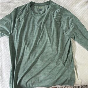 Tek Gear Green Long Sleeve Tee Relaxed Fit